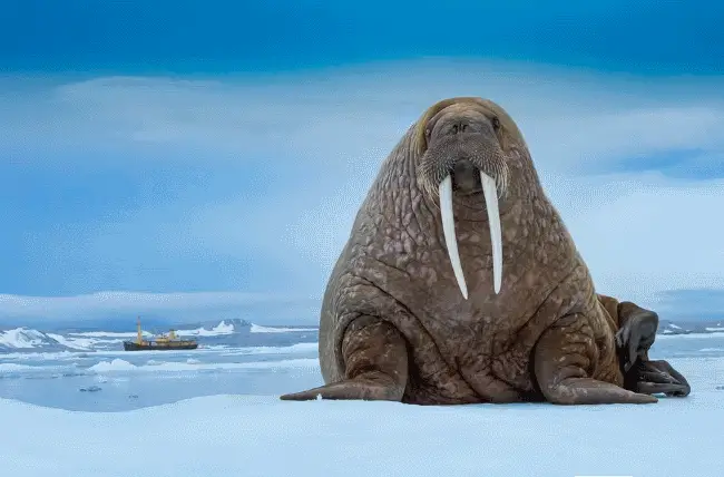 what do walruses eat